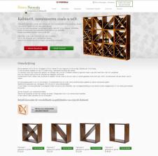 Domus Naturalis is een bedrijf wat unieke wijnrekken verkoopt via hun webshop. Domus Naturalis startte in 2008 met een content gerelateerde website waar zij enkel offerte aanvragen kregen via het contactformulier. Inmiddels heeft Domus Naturalis een succesvolle Magento webshop en een internet marketingcampagne draaien.