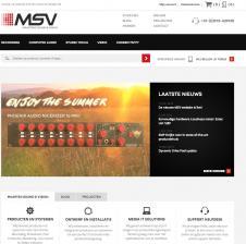 In de Magento webshop msv.nl kunnen klanten kiezen uit een breed scala professionele producten. Naast het leveren van losse producten zijn zij gespecialiseerd in het ontwerpen, installeren en onderhouden van complete productiesystemen voor de audio- en videobranche.