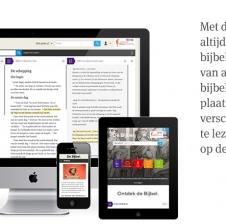 Meer dan 50.000 mensen maken al gebruik van debijbel.nl! Afgelopen anderhalf jaar heeft Gopublic de website debijbel.nl mogen ontwerpen en ontwikkelen voor het Nederlands Bijbelgenootschap. Een fantastisch project, waar we dan ook erg trots op zijn.