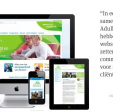 Met Adullam is Gopublic is een duurzame samenwerking aangegaan. We hebben een website gemaakt voor Adullam en zijn inmiddels bezig met de doorontwikkeling van deze site zodat er nog meer mogelijkheden bijkomen voor Adullam.