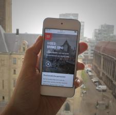 De website over de brandgrens brengt de bezoeker terug naar 1940 en toont de verwoestende kracht van het bombardement op Rotterdam van 1940 en alle gebeurtenissen die zich daarna afspeelden tot en met de wederopbouw.