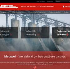 Het nieuwe ontwerp van de website heeft Metapol ondergebracht bij Webton. De ontwerper heeft een overzichtelijke website gecreëerd met een duidelijke menustructuur. Door middel van de grote foto's wordt direct de aandacht van de bezoeker getrokken.
