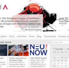 Gopublic realiseerde voor ELIA (The European League of Institutes of the Arts) een compleet nieuwe website. De website is opnieuw vol met interactiviteit. Nieuws, blog, kalender, leden, publicaties, topics het wordt allemaal in het overzichtelijke en gebruiksvriendelijke CMS Golive beheerd door ELIA. 