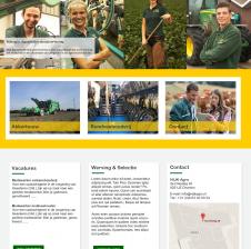 Responsive website 
CV uploader, LinkedIn CV builder
Vacature/ en personeel aanbod database